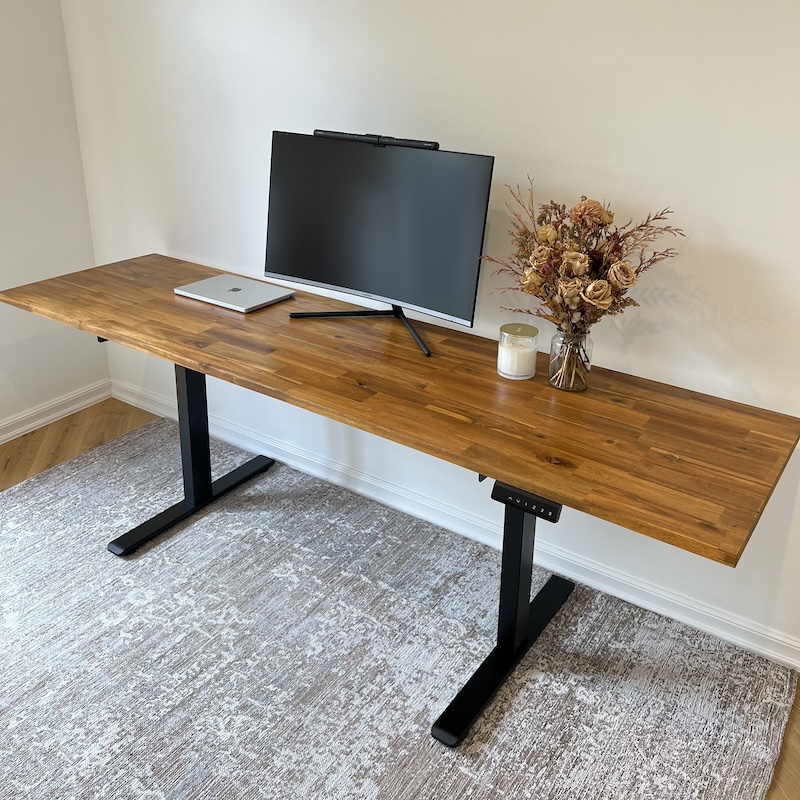 Acacia Hardwood Standing Desk image 1