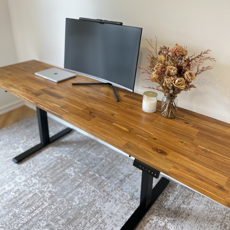 Acacia Hardwood Standing Desk image 2