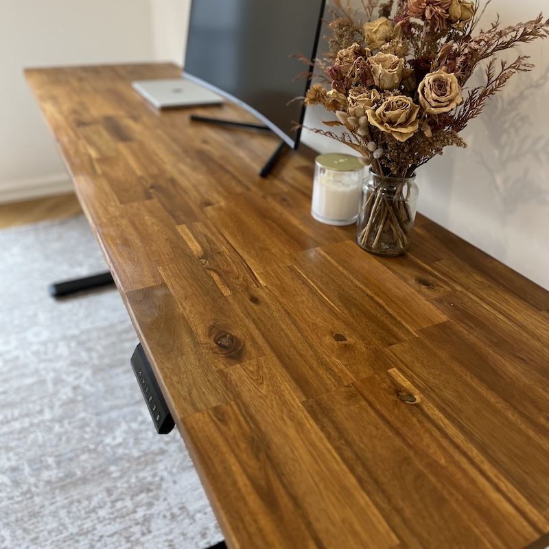 Acacia Hardwood Standing Desk image 3