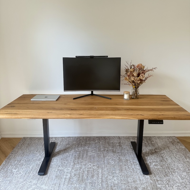 French Oak Standing Desk image 1
