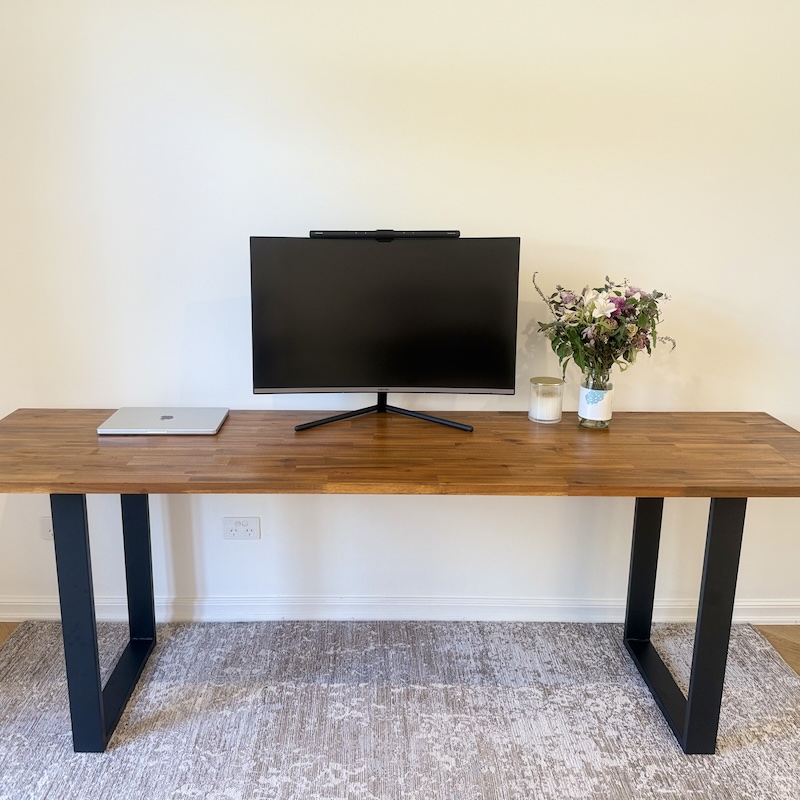 Modern Hardwood Desk image 1