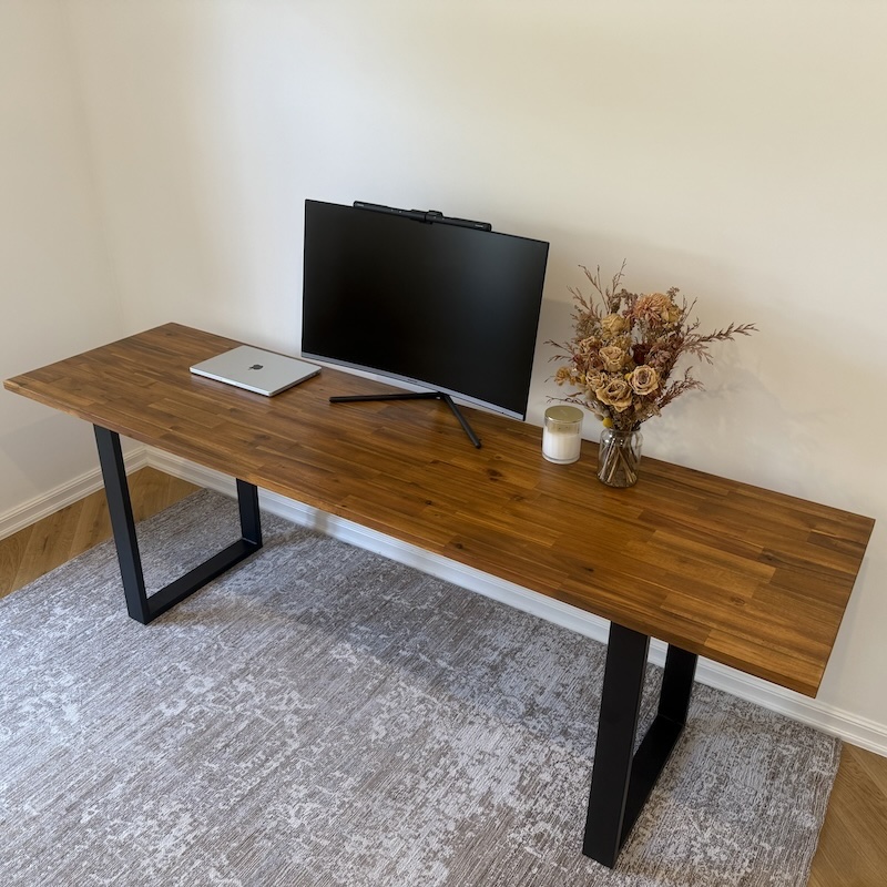 Modern Hardwood Desk image 2