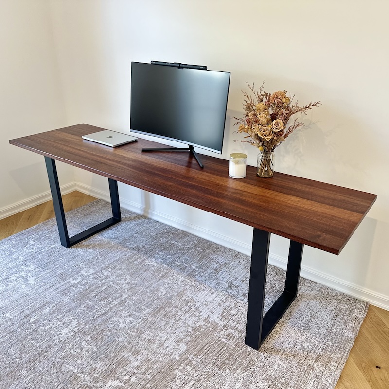 Modern Merbau Desk image 2